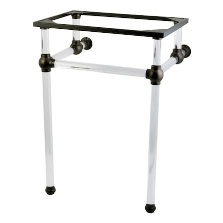 Fauceture VAH282033ORB 24" x 20-3/8" x 33-3/16" Acrylic Console Sink Legs, Bronze VAH282033ORB